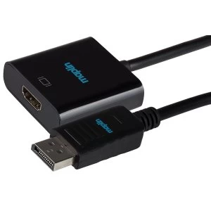 Image of Maplin Premium DisplayPort to HDMI Video adapter Converter 0.23m Black