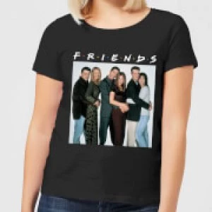 Image of Friends Group Shot Womens T-Shirt - Black - XL