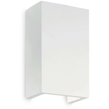 Image of Ideal Lux Flash - 1 Light Wall Light White