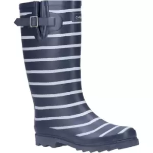 Image of Cotswold Sailor Wellington Boot Female Navy UK Size 7