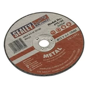 Image of Genuine SEALEY PTC/3C Cutting Disc Ø75 x 2mm 10mm Bore