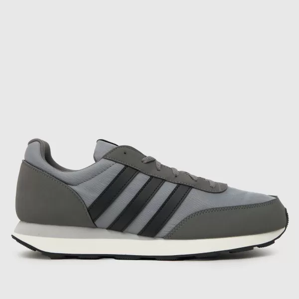 Image of adidas run 60s 3.0 trainers in grey & black