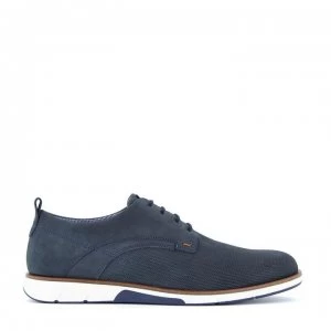 Image of Dune London Balad Punch Hole Casual Shoes - Blue