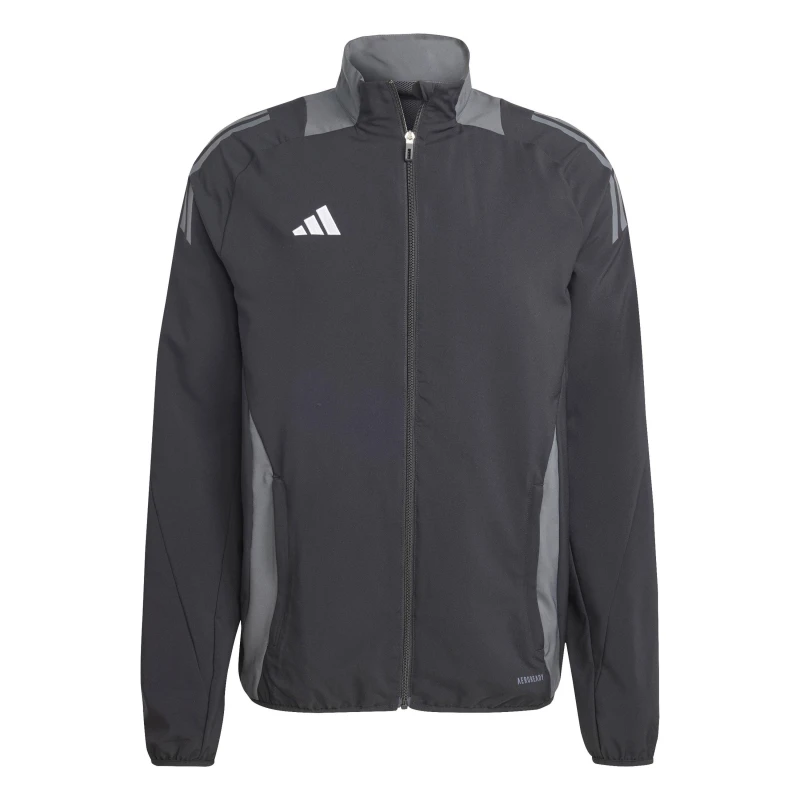 Image of adidas Mens Tiro24 C Prejkt Tracksuit Top Black/Dark Grey male XS