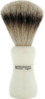 Image of Mason Pearson Brushes Super Badger Shaving Brush SS Ivory