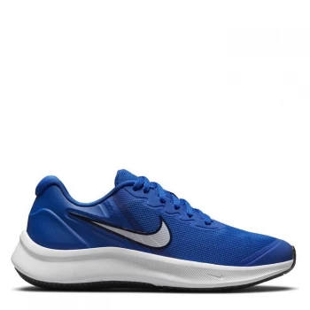Image of Nike Star Runner 3 Big Kids Running Shoe - Royal/Wht/Navy