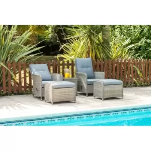 Image of Katie Blake Milan Lounger Set Grey