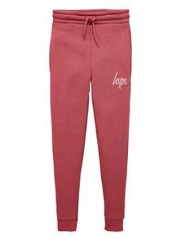 Image of Hype Girls Rose Gold Script Joggers - Mauve
