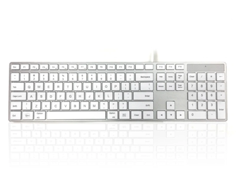 Image of Accuratus KYBAC301-UMAC-US keyboard Home USB QWERTY US English White