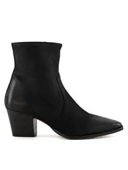 Image of Dune London Pastern Ankle Boots, Black, Size 6, Women