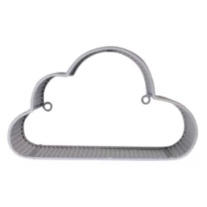 Image of White Metal Cloud Shelf Small
