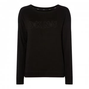 Image of DKNY Core Long Sleeve Top - 001 BLACK