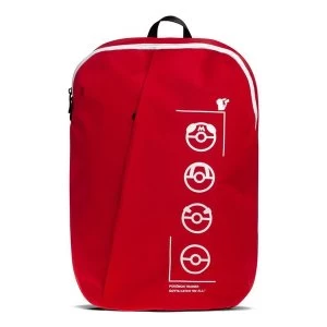 Image of Pokemon - Technical Trainer Backpack - Red/Black