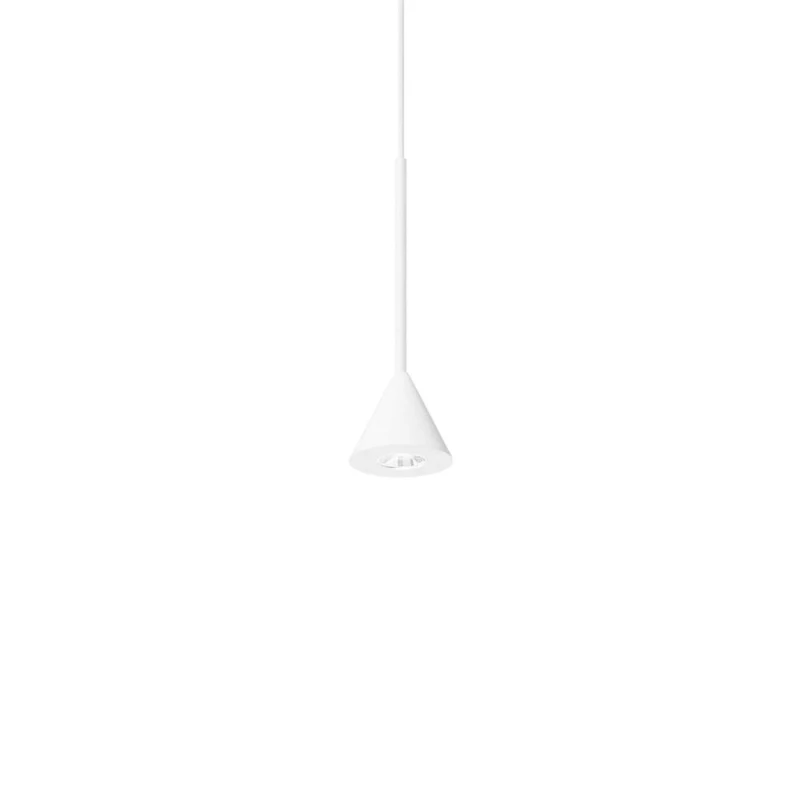 Image of Archimede Integrated LED Cone Pendant Ceiling Light White 250Lm 3000K