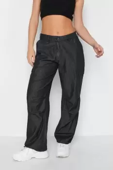 Image of Petite Parachute Trousers