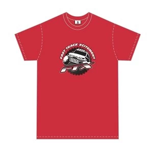 Image of Ftx Gear Logo Brand T-Shirt Red - Medium