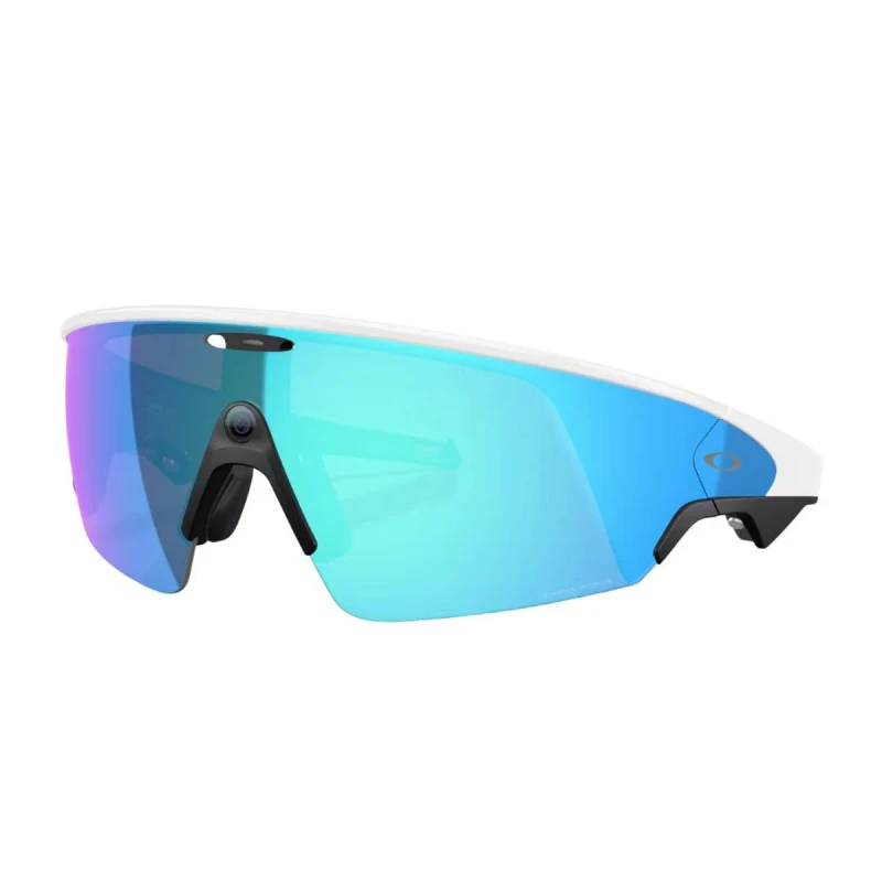 Image of OAKLEY Meta Vanguard Glasses - White with Prizm Saphire Lenses 888392690395