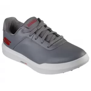 Image of Skechers GO GOLF DRIVE 5 Golf Shoes - Grey/Red - UK7