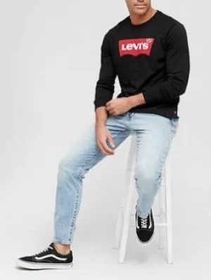Image of Levis Levis Housemark Logo Long Sleeve T-Shirt, Black, Size L, Men