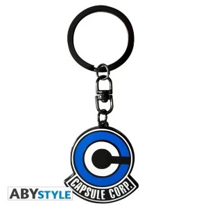 Image of Dragon Ball - Dbz/ Capsule Corp Emblem Metal Keyring