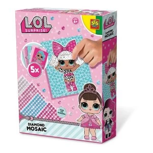 Image of LOL Surprise - Childrens Diamond Mosaic Set 6-12 Years (Multi-colour)