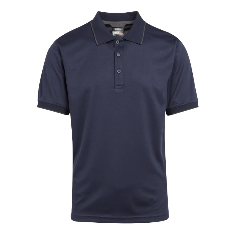 Image of Regatta Professional Mens Short-Sleeved Polo Shirt in Dark Navy Size: Small Dark Navy Male S