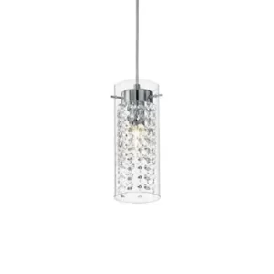 Image of Iguazu' 1 Light Ceiling Pendant Chrome, E14