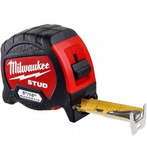Image of Milwaukee STUD Tape Measure Generation 2 Imperial & Metric 16ft / 5m 27mm