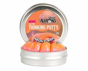 Image of Crazy Aarons Thinking Putty Neon Flash Mini Tin