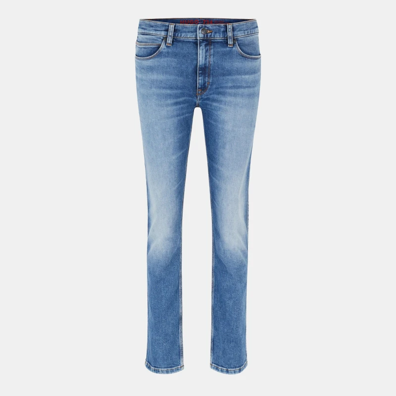 Image of Hugo Mens Straight Leg Jeans Turquoise/Aqua male 33W L