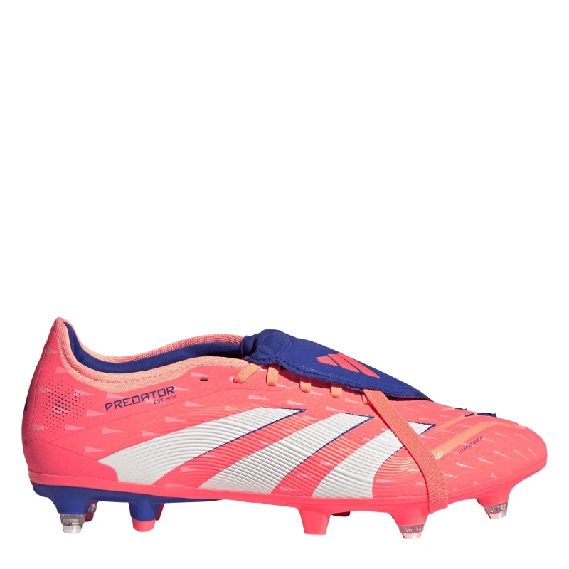 Image of adidas Predator Pro Fold-Over Tongue Soft Ground Football Boots Orange/White male 6 (39.3)