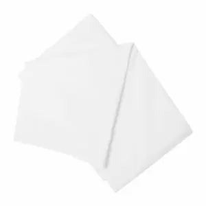 Image of Belledorm Brushed Cotton Flat Sheet (Kingsize) (White)