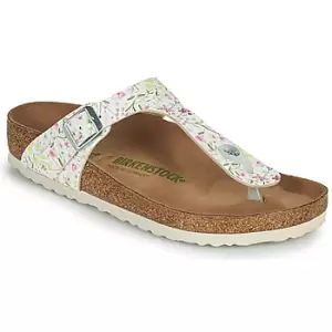 Image of Birkenstock GIZEH womens Flip flops / Sandals (Shoes) in White,4.5,5,5.5,7,7.5,2.5,3.5,4.5,5,5.5,7,7.5