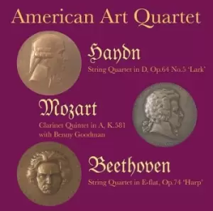 Image of American Art Quartet Haydn/Mozart/Beethoven by Joseph Haydn CD Album