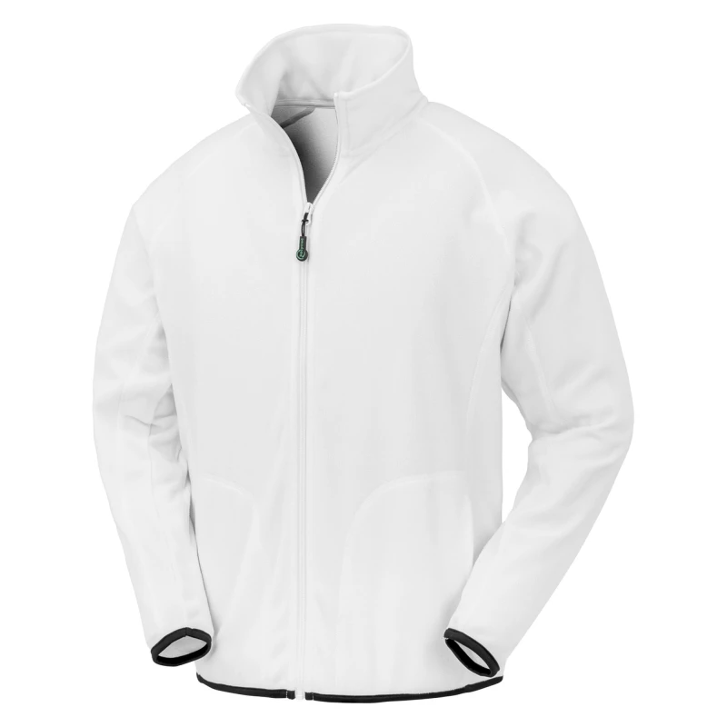 Image of Result Result Men Microfleece Jacket in White Size: X-Small White XS Male 5063300943083