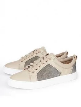 Image of Dune London Estee Trainer, Taupe, Size 3, Women