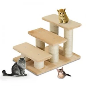Image of PawHut Cat Steps Deep Cream 350 mm x 450 mm x 340 mm