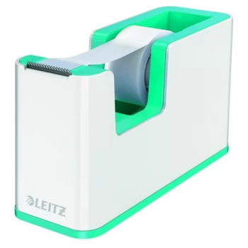 Image of Leitz WOW Tape Dispenser Dual Colour WhiteIce Blue 53641051