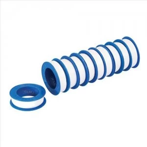 Image of Zexum 12mm x 12mm PTFE Plumbers Pipe Sealing Tape - Single Pack
