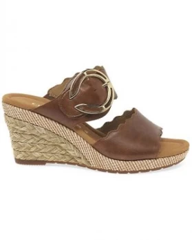 Image of Gabor Kent Wider Fit Wedge Heel Sandals