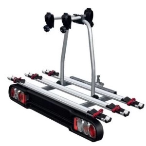 Image of Menabo Race Towbar Bike Rack for 3 Bikes - Silver
