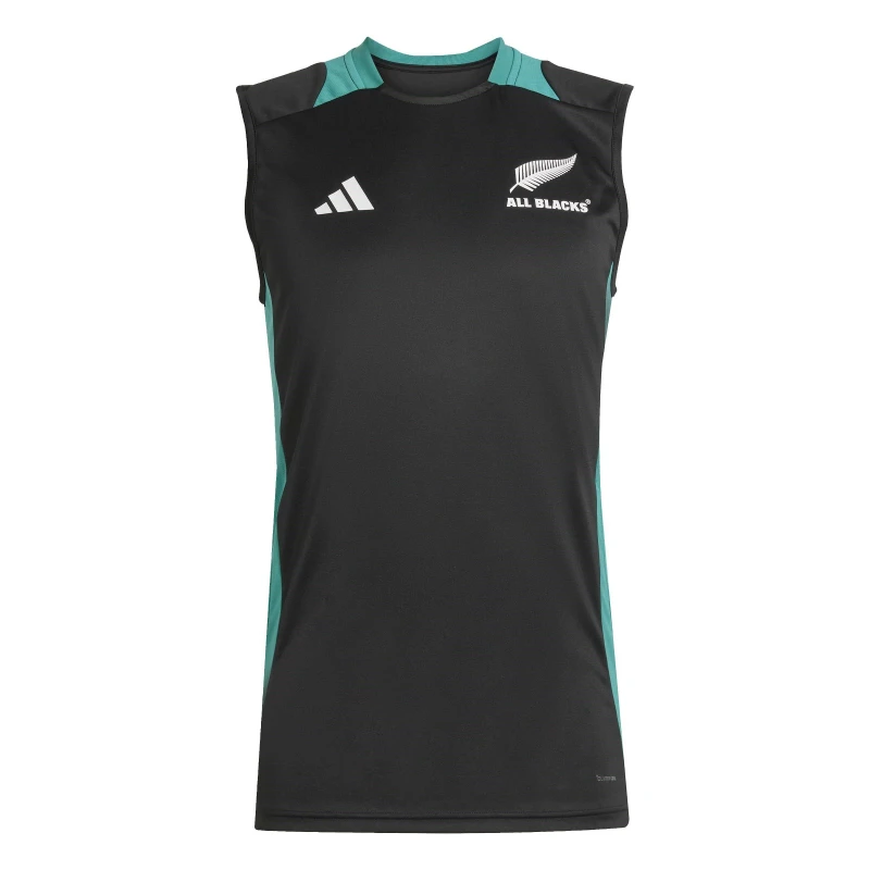 Image of adidas All Blacks Vest 2025 Mens Black/Teal male 2XL