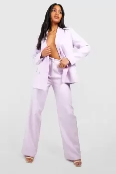 Image of Wide Leg Tailored Trousers