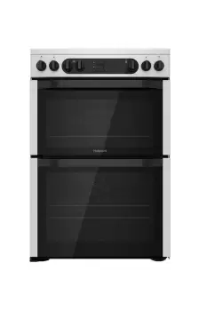 Image of Hotpoint Stainless Steel HDM67V9DCX/UK 60cm Electric Ceramic Cooker