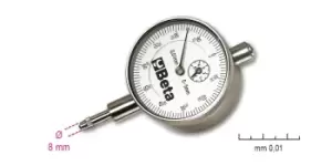 Image of Beta Tools 1662/2 Dial Indicator - 0.01mm Accurate - Dial Field: 0-10mm