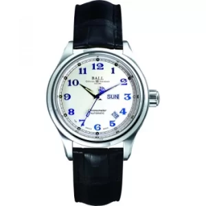 Image of Mens Ball Trainmaster Cleveland Express Chronometer Automatic Watch