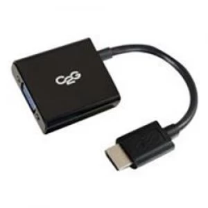 Image of C2G HDMI Mini to VGA Adapter Converter Dongle