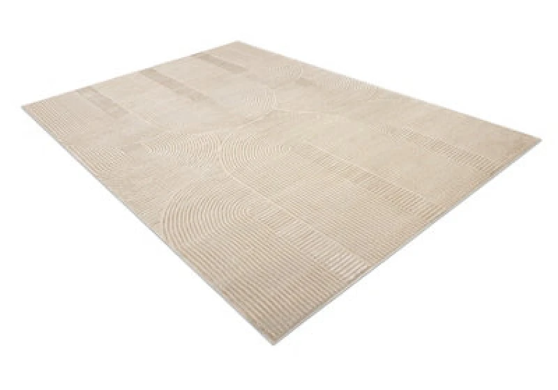 Image of RugsX Carpet Balance 9086 Taupe - Geometric, Structural, Glamour 140X190 Cm