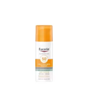 Image of Eucerin Oil Control Tinted Sun Gel-Cream SPF50+ Fair 50ml