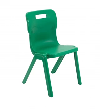 Image of Titan One Piece Chair Size 5 - 430mm Seat Height - Green